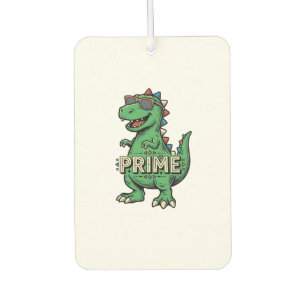 Vintage-Dinosaur-Sonnenbrille Prime-Cartoon-Shirt_ Autolufterfrischer