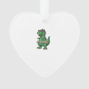 Vintage-Dinosaur-Sonnenbrille Prime-Cartoon-Shirt_ Ornament