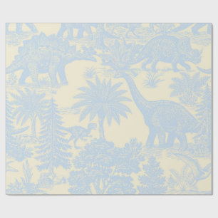 Vintage-Dinosaur-Toile-Muster Geschenkpapier