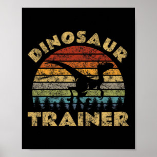 Vintage-Dinosaur-Trainer-Halloween-Kostüm Retro S Poster