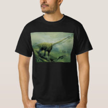 Vintage Dinosaurier, Brachiosaurus Schwimmen im Oz