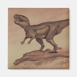 Vintage Dinosaurier, Carnivore Giganotosaurus Magnet