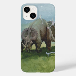 Vintage-Dinosaurier, Centrosaurus grast auf einer Case-Mate iPhone Hülle