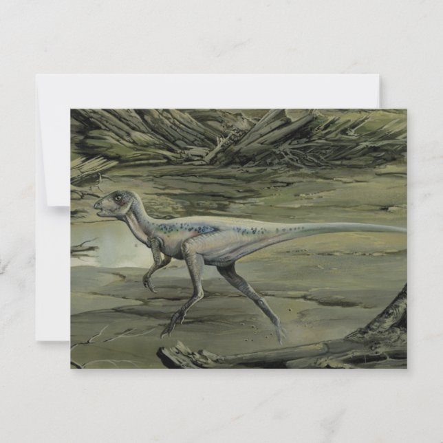 Vintage Dinosaurier, ein krebserregendes Hypsiloph (Vorderseite)