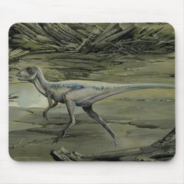 Vintage Dinosaurier, ein krebserregendes Hypsiloph Mousepad (Vorne)