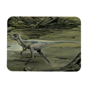 Vintage-Dinosaurier, ein Kreide-Hypsilophodon Magnet