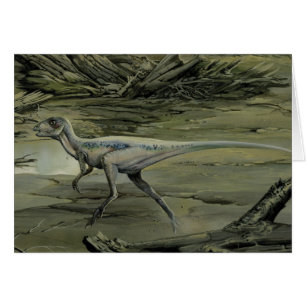 Vintage-Dinosaurier, ein Kreidezeit-Hypsilophodon