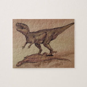 Vintage-Dinosaurier, fleischfressender Giganotosau Puzzle