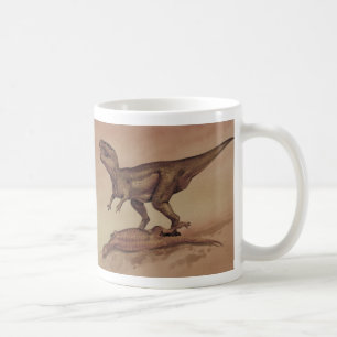 Vintage-Dinosaurier, fleischfressender Giganotosau Tasse