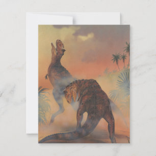 Vintage Dinosaurier, Kindergeburtstagsfeier Einlad Einladung