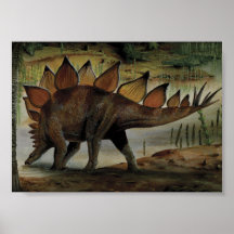 Vintage Dinosaurier, Stegosaurus, Schwanz mit Spik