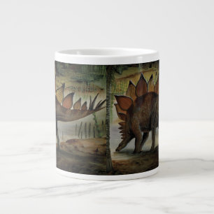 Vintage-Dinosaurier, Stegosaurus, Schwanz mit Stac Jumbo-Tasse