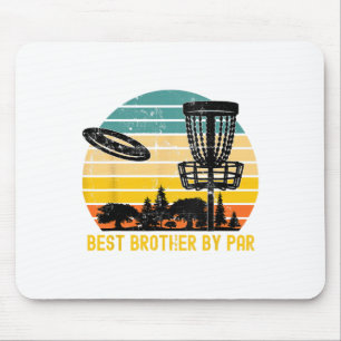 Vintage Disc Golf Bruder - Bester Bruder Par Di Mousepad
