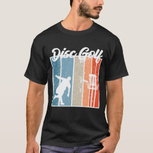 Vintage Disc Golf I Retro Spieler Frisbees Frolf W T-Shirt