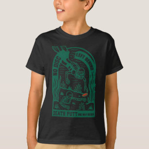 Vintage Disc Golf Kein Disc Zurückgelassen Lustige T-Shirt