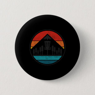Vintage Disc Golf Rolf Retro Frisbee Disc Golfer Button