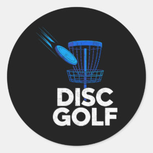 Vintage Disc Golf Sket Spieler Golfer Golfsport Runder Aufkleber