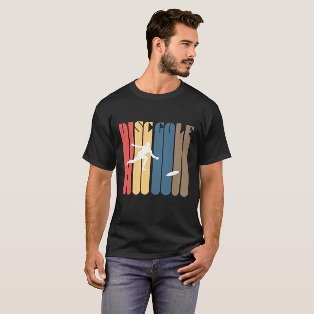Vintage-Disc-Golf-T-Shirt T-Shirt (Vorne ganz)