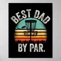 Vintage Disc Golf Vater - Bester Vater Durch Par D
