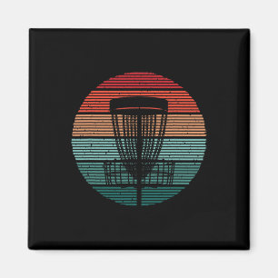 Vintage Disc Golfer Frisbees Frauen Männer Disc Go Magnet
