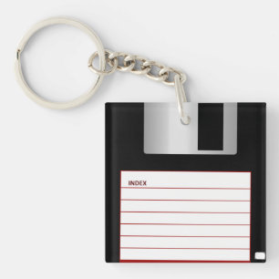 Vintage Diskette Schlüsselanhänger