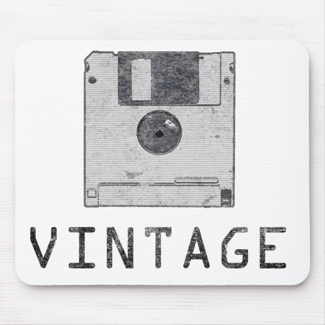 Vintage-Disketten-Mauspad Mousepad (Vorne)