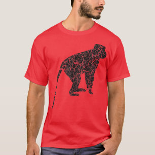 Vintage-Distressed-Affe T-Shirt