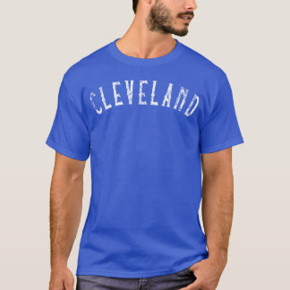 Vintage Distressed Cle Mädchen T-Shirt