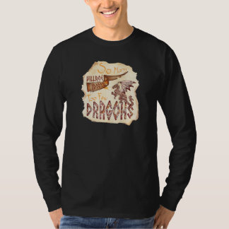 Vintage-Distressed Mighty Dragon Village Idioten I T-Shirt