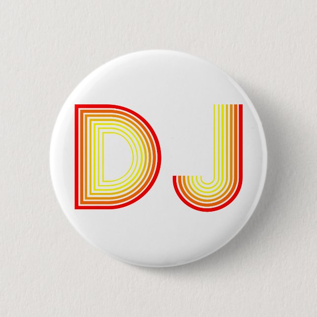 Vintage-DJ Button (Vorderseite)