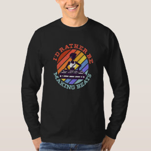 Vintage Dj Deejay Retro Music Turntable-Kopfhörer T-Shirt