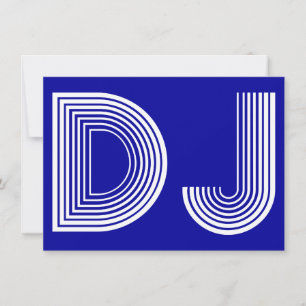 Vintage-DJ Einladung