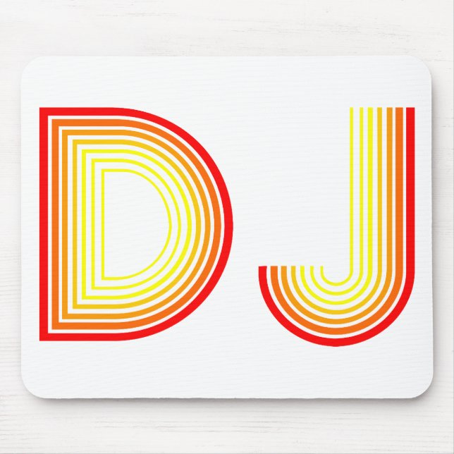 Vintage-DJ Mousepad (Vorne)