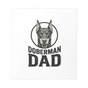Vintage Dobermann Vater Gravur Hunde Liebhaber Des Notizblock