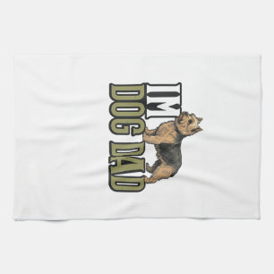 Vintage-Dog-Dad-Terrier-Gravur-Shirt-Design_1 Geschirrtuch