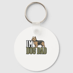 Vintage-Dog-Dad-Terrier-Gravur-Shirt-Design_1 Schlüsselanhänger
