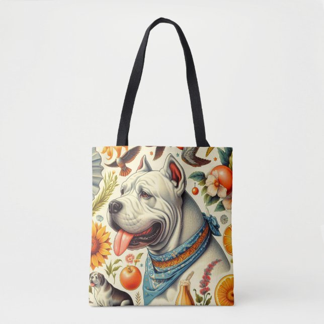 Vintage Dogo Argentino Illustration (Vorderseite)