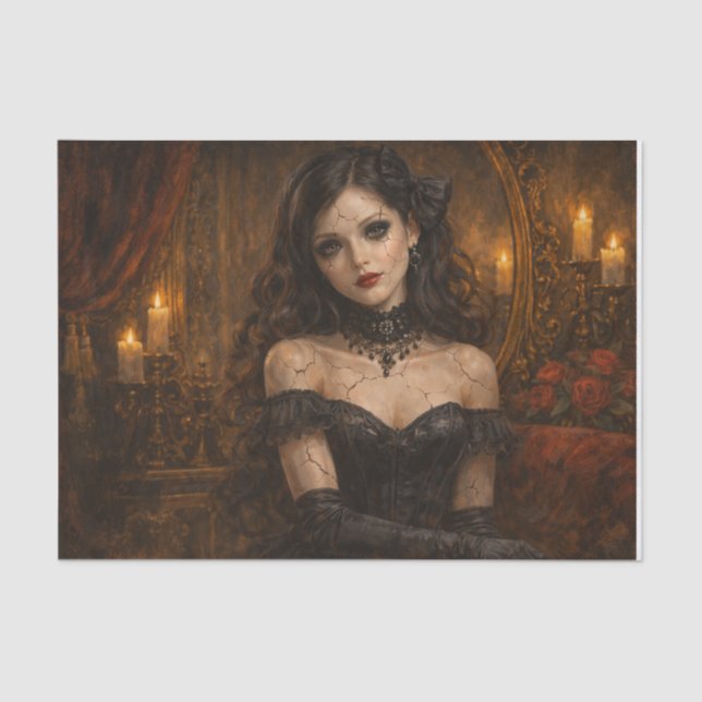 Vintage Doll  Seidenpapier (Vorderseite)