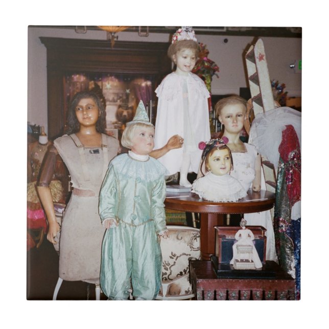 Vintage Dollars Antike Fliese (Vorderseite)