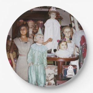 Vintage Dollars Antike Pappteller