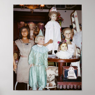 Vintage Dollars Antike Poster