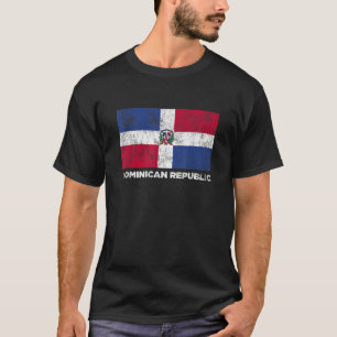 Vintage Dominikanische Republik Flaggenrepubliken T-Shirt