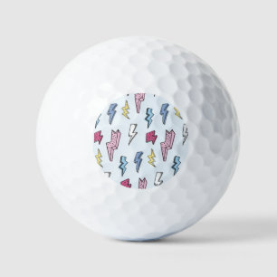 Vintage Donner-Nahtlose Illustration Golfball