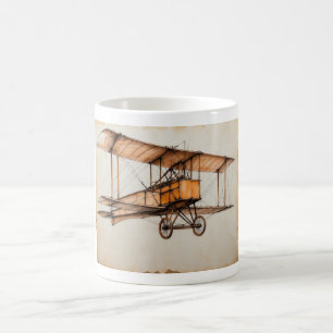 Vintage Doppeldecker Kaffeetasse