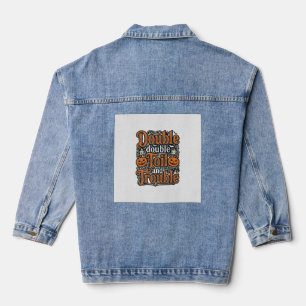 Vintage-Double-Toil-Trouble-Halloween-Shirt-Design Jeansjacke