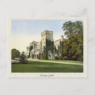 Vintage Downton Hall Shropshire England Postkarte