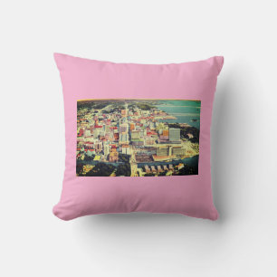 Vintage Downtown Miami (MIA) Retro 1960er Jahre Kissen