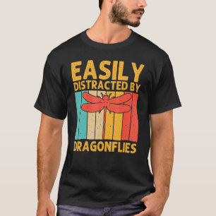 Vintage-Drache Fliege Für Männer Frauen Libelle In T-Shirt