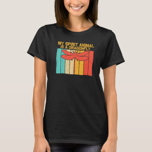 Vintage Drachenfliege für Männer Dragonfly Insekt T-Shirt