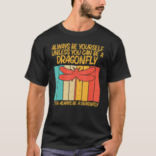 Vintage Drachenfliege für Männer Dragonfly Insekt T-Shirt